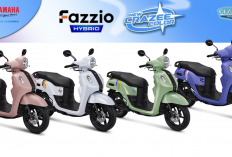 Yamaha Fazzio Hybrid Warna Baru, Hadir dengan Empat Pilihan New Crazee Color