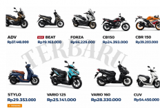 Lengkap ! Daftar Harga Motor Baru Honda Januari 2026 Terbaru dari BeAT hingga yang Tembus Miliaran