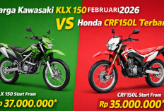 Selisih Tipis di Kelas Trail, Harga Kawasaki KLX 150 Januari 2026 OTR Jakarta vs Honda CRF150L
