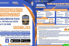 Dibuka Hari Ini, Link dan Cara Daftar Mudik Gratis Pemprov Jateng 2026 Kereta Api