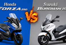 Honda Forza 250 vs Suzuki Burgman 200 di Indonesia, Pilih Maxi Skutik Mewah atau Nyaman? Ini Jawabannya