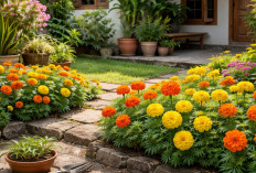 Marigold di Halaman Rumah, Tanaman Hias Cantik Tahan Panas dengan Manfaat Kesehatan dan Nilai Ekonomi Tinggi
