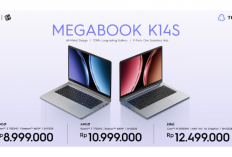 TECNO MEGABOOK K14S Resmi Meluncur, Laptop AI Tipis dengan 9 Port dan Baterai Super Awet
