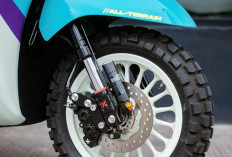 Asli Nyentrik! Yamaha Grand Filano Hybrid Dimodif Jadi Skutik Ala Urban Rally 80-an Bergaya Anak Muda Kalcer