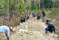 Jalan Rusak Bertahun-tahun, Warga Masawah Pangandaran Patungan Rp100 Ribu untuk Perbaikan